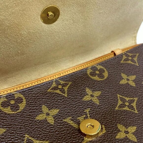 Auth LOUIS VUITTON Pochette Twin GM M51852 Monogram FL1021 Shoulder Bag - Picture 6 of 15